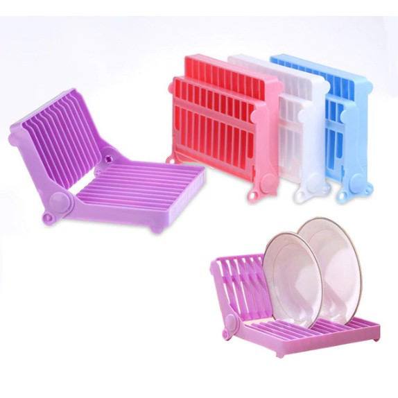 TGM - Tatakan Piring Lipat Rak Piring Lipat Pengering Gelas Portable Dish Rack Drying Foldable Tempat Alas Tatakan Piring Plastik Lipat