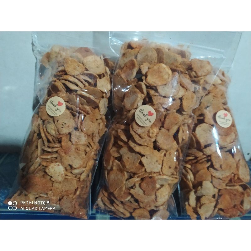 

BASRENG AYAM EXTRA PEDAS MAKNYUZZ 500gr/ Basreng kriuk basreng pedas