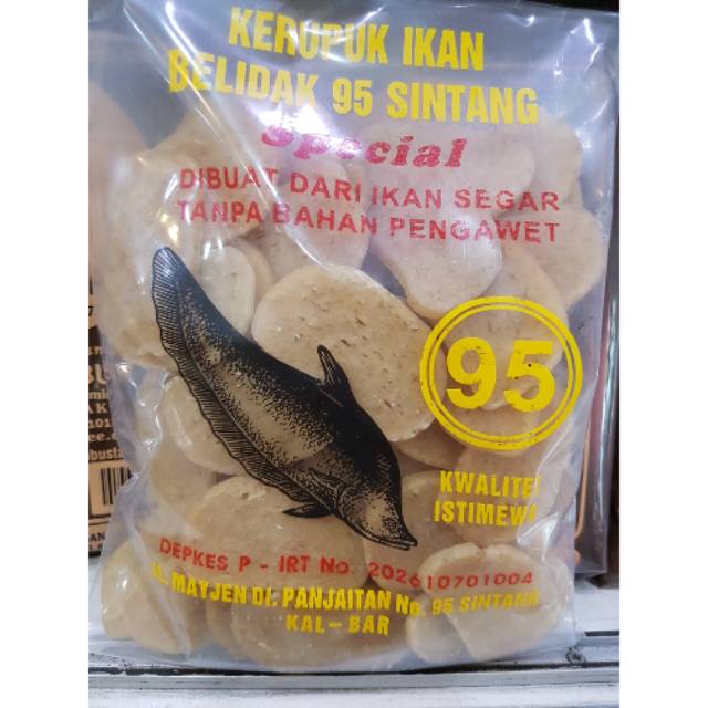 

Kerupuk Ikan Belidak 95 khas Sintang