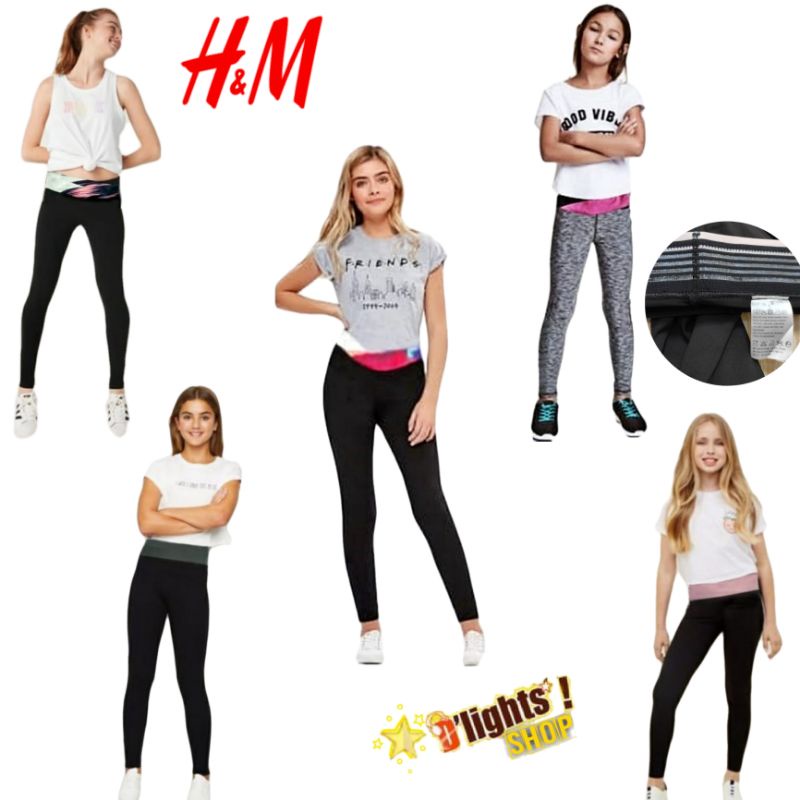 legging anak hnm h&m sport