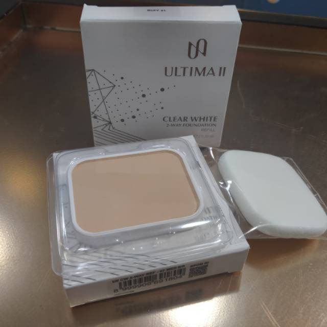 REFILL TWO WAY CAKE CLEAR WHITE (NEW PACK) ULTIMA II