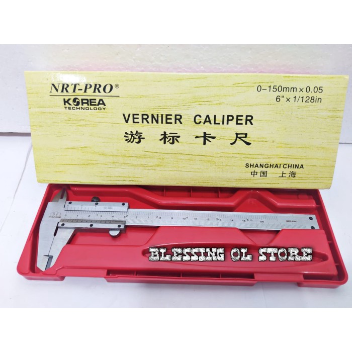 

Sigmat Besi Manual 6 Inch / Vernier Caliper / Jangka Sorong Manual