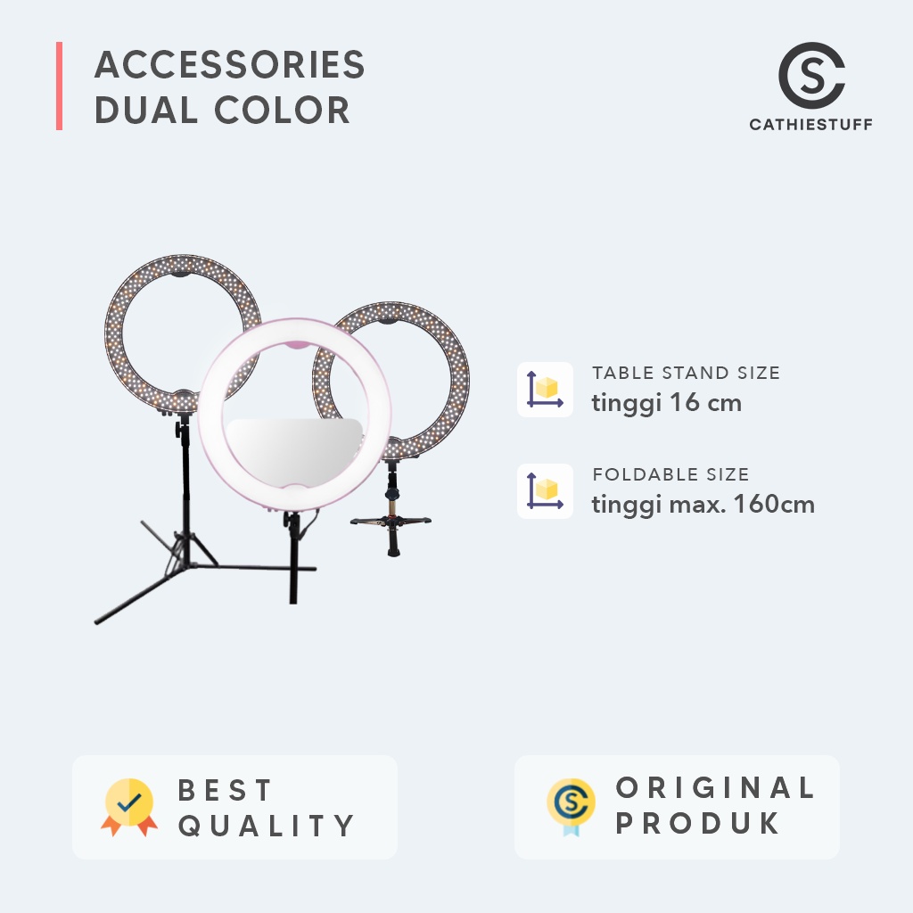 Cathiestuff Accessories Dual Color Ringlight
