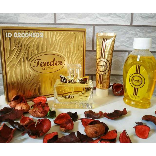 Paket tender  parfum + shower gel + bodylotion my way