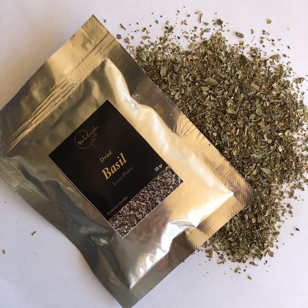 

Basil Leaves Flake Kering Import Kualitas Premium 10gr