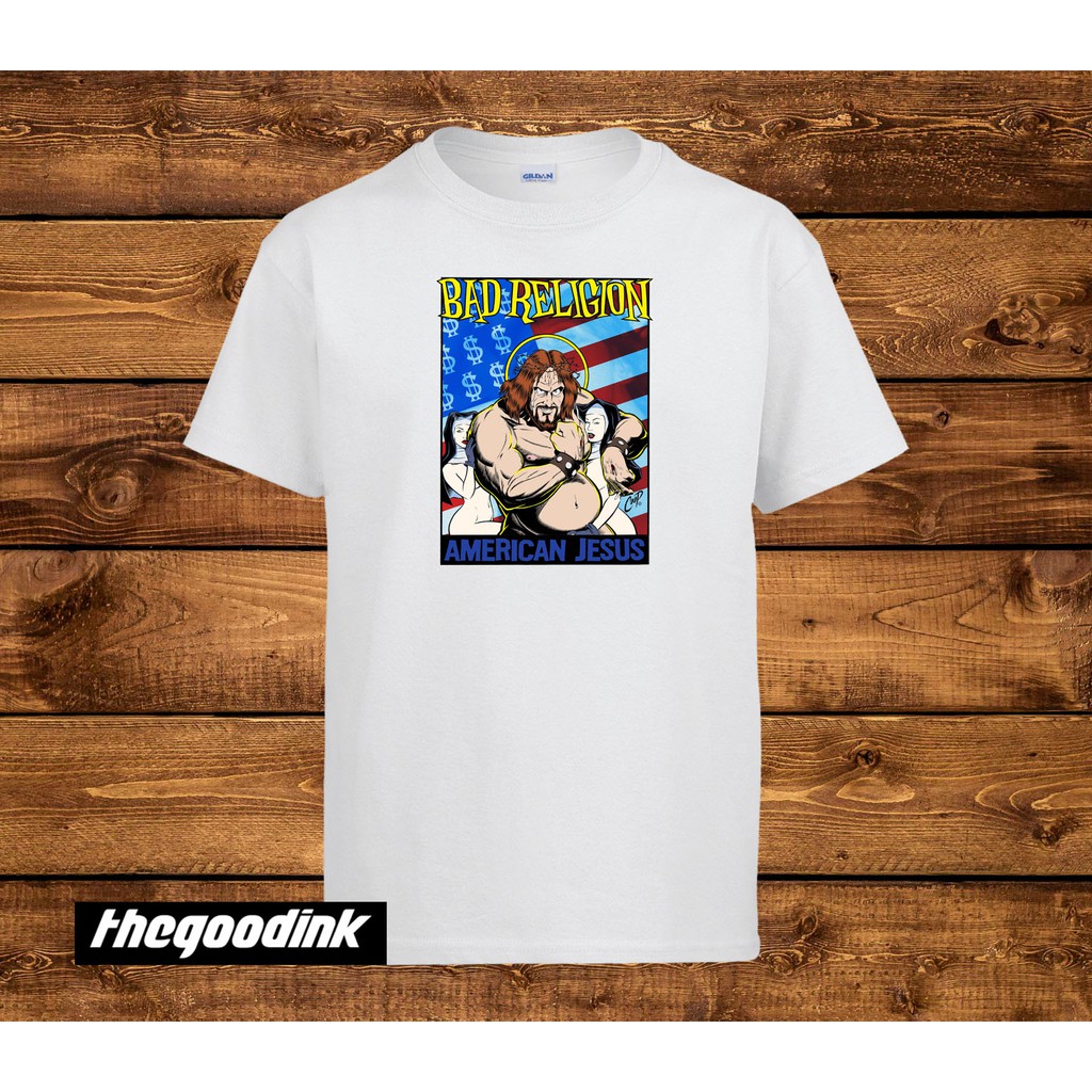 Kaos Bad Religion - America - Original Gildan T-shirt DTG Print