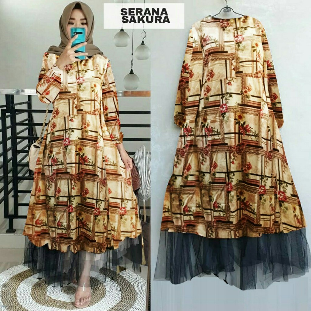 LONGTUNIK SERANA SAKURA 4Warna