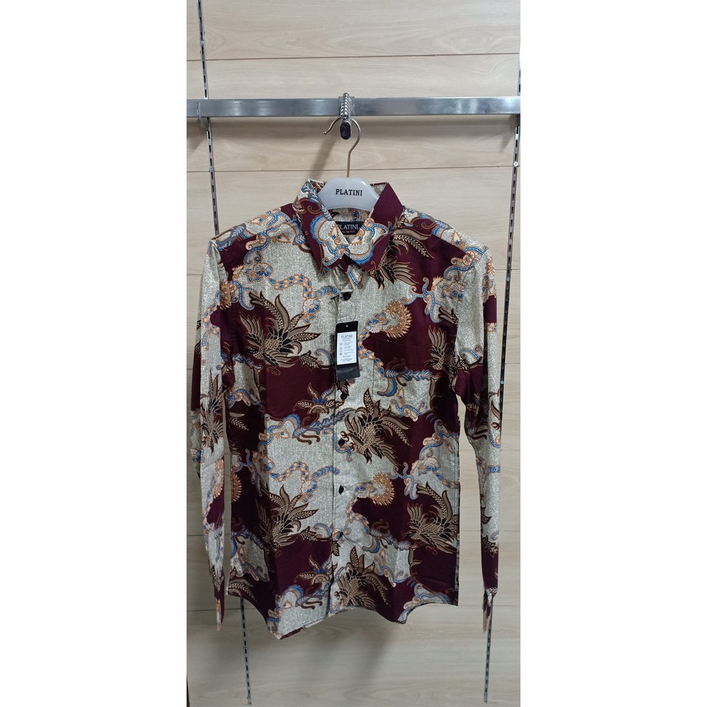 PLATINI BATIK PRIA/460414/BATIK PANJANG/KEMEJA BATIK