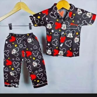 Setelan Baju Piyama Anak - Baju Tidur Anak Karakter Murah 5 - 8 Thn