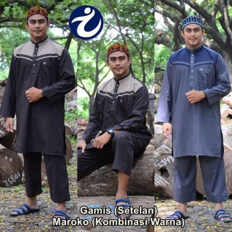 gamis pria /SETELAN GAMIS MAROKO ALKHOIR