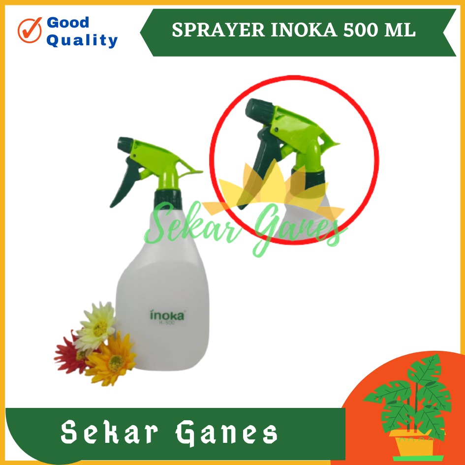 Tebal Sprayer Inoka 500 Ml 1 Liter Sprayer Semprotan Air Disinfektan Tanaman Burung Sprayer Semprotan Serbaguna Elektrik Manual Swan Gun