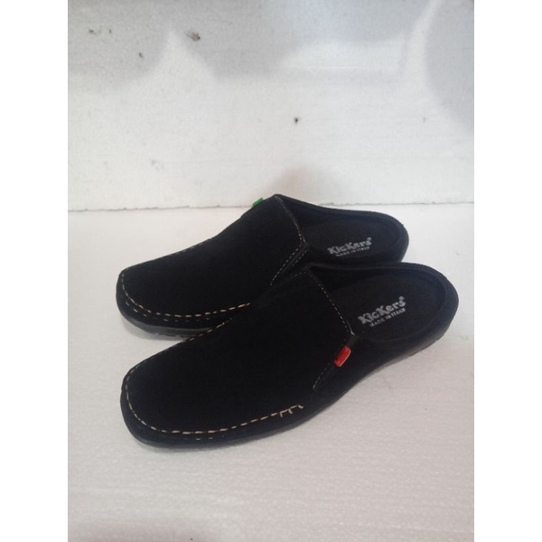 Sepatu sandal pria sepatu sandal bakpau sepatu slop pria bustong sepatu slip on casual pria