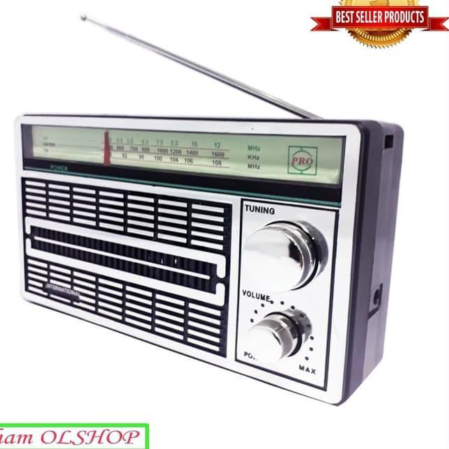 Radio International F-4250 AM-FM Portable Radio Jadul Klasik