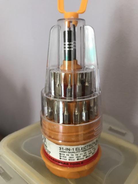 31 In 1 Obeng Service Set Mini Toolkit Dengan Magnet 1 Set Isi 31