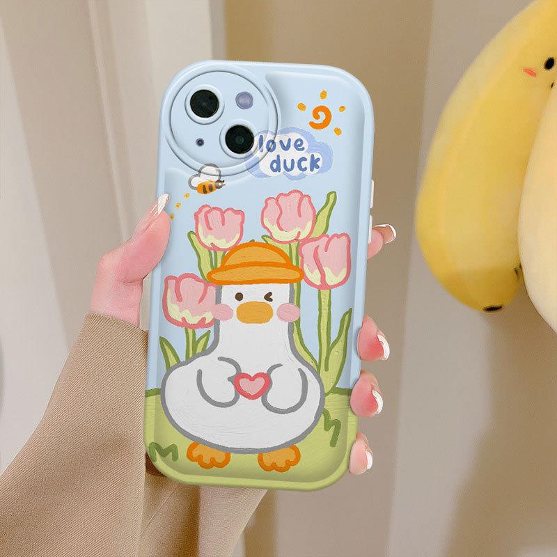 Case Air Cushion Desain Kartun Dinosaurus Untuk Iphone 11 13 11 Pro Max X 12 xr xs