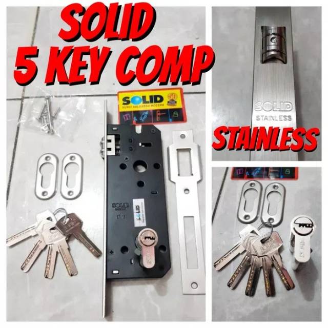 Body pelor solid stainless stell original kunci komputer