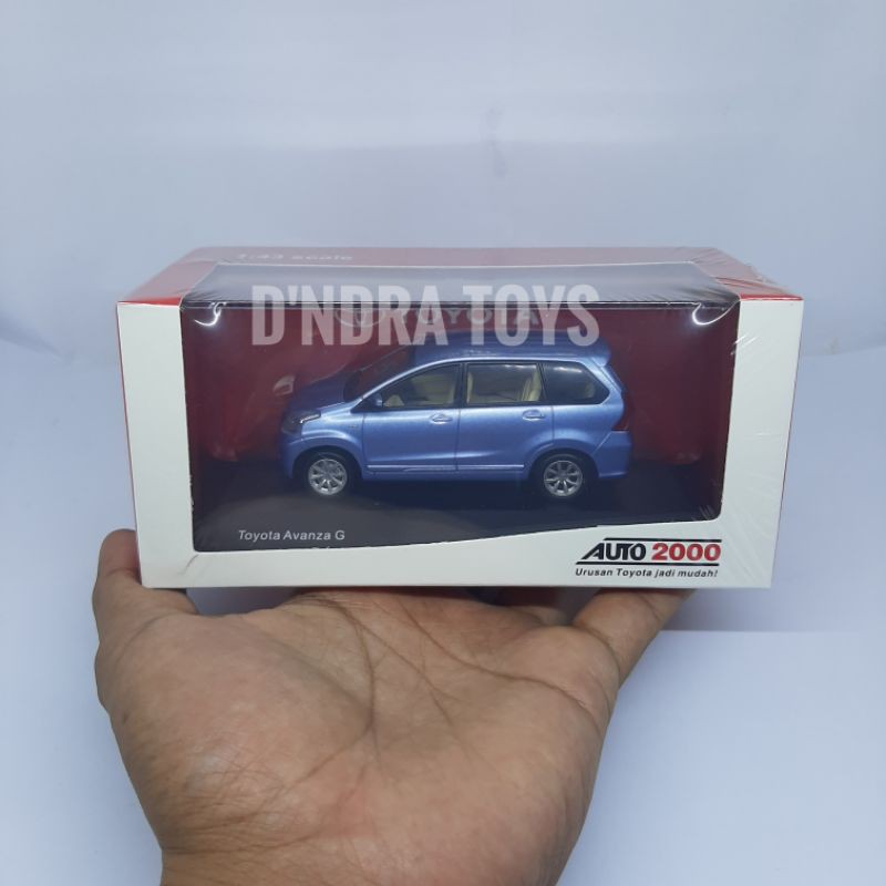 Diecast Mobil Toyota Avanza G Miniatur Mobilan Toyota Auto 2000 Skala 43 Murah