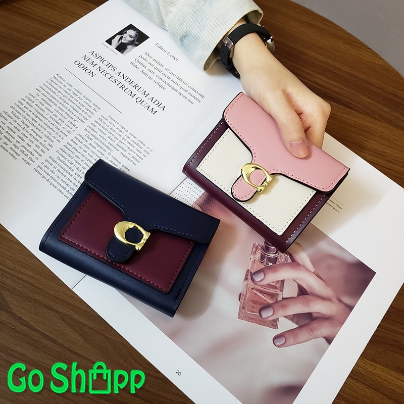 Dompet Wanita Import Fashion Korea - Dompet Wanita Kecil Kulit PU - Dompet Lipat Wanita Import Fashion - Dompet Fashion Wanita - Dompet Korea [PD13]