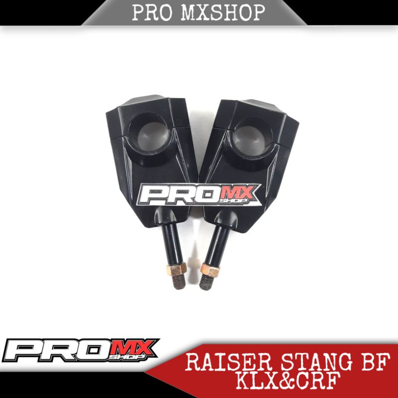 RAISER STANG TINGGI KLX BF DTRCAKER CRF 150 DUDUKAN STANG FATBAR KLX DAN CRF TYPE HIGH