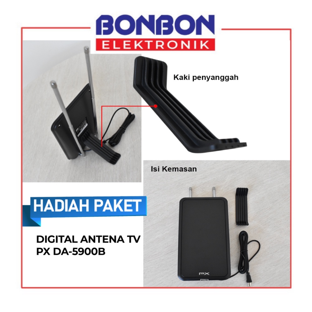 Bundling Sharp Set Top Box STB-DD001i + Antena Digital PX DA-1401NP