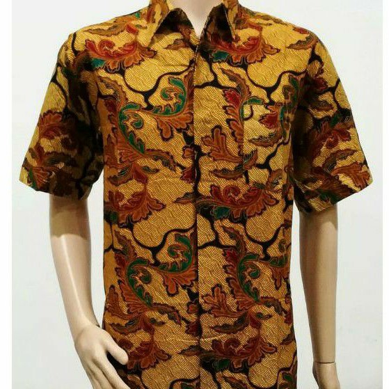 Kemeja Batik Big Size 4L-5L Baju Hem Pria Jumbo Ukuran Besar RST-Brk
