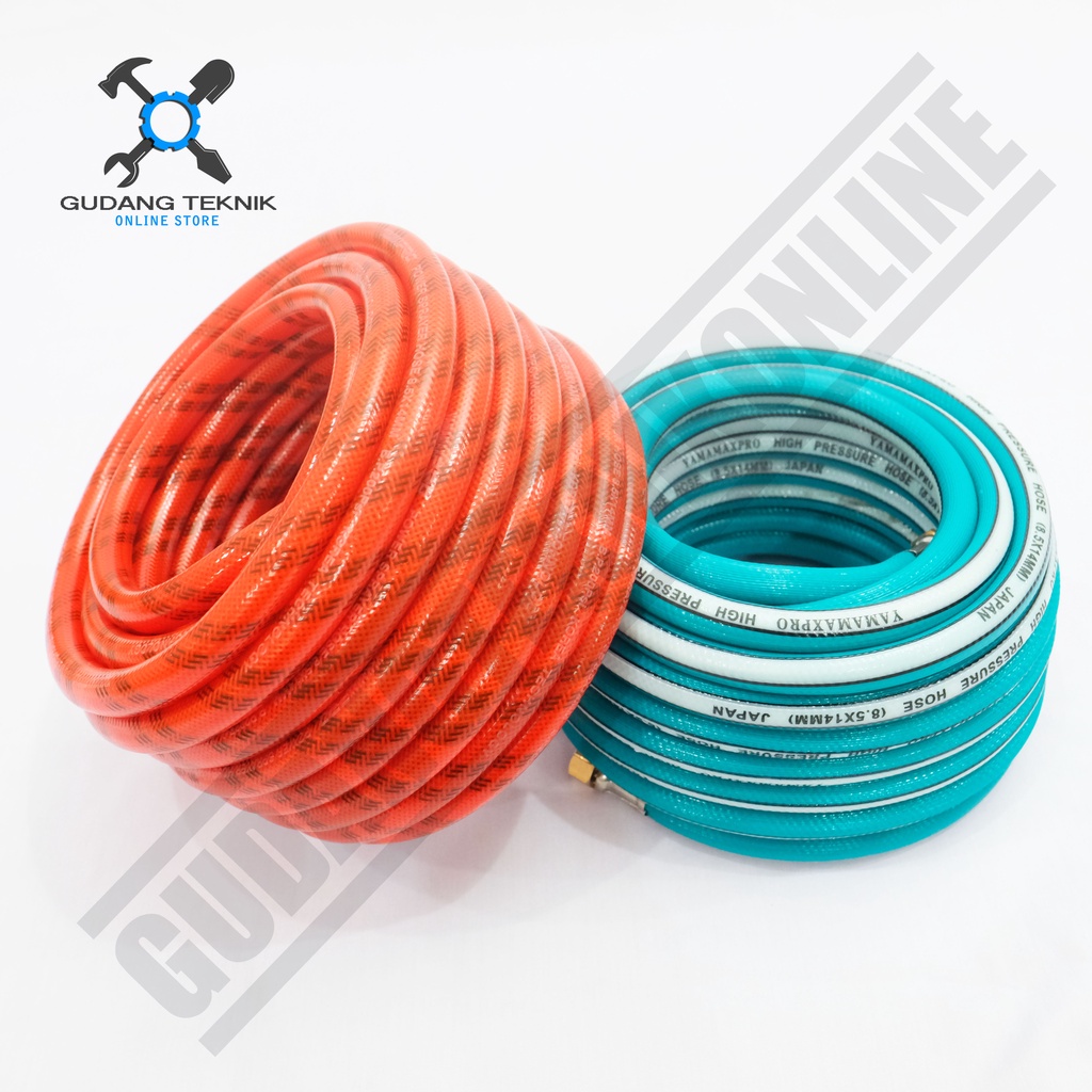 Selang Kompresor 10M YAMAMAX PRO Hijau / Selang Angin Compressor Merah 10 meter - High Pressure Hose