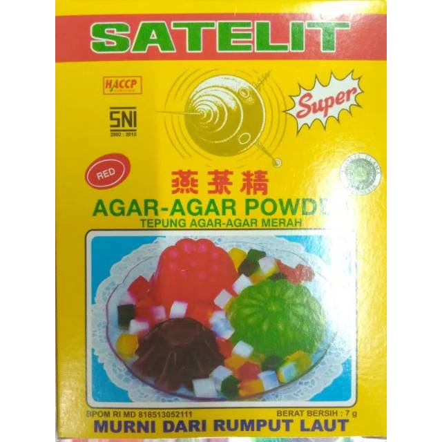 

Agar agar satelit SUPER isi 12 pcs premium bukan swallow