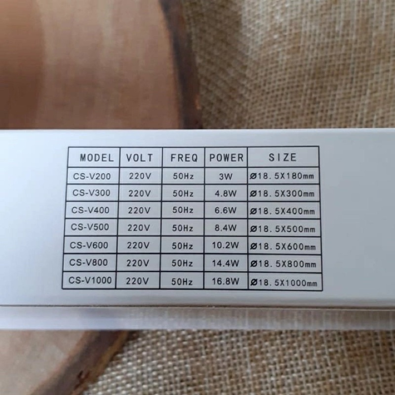 LAMPU AQUARIUM 100 CM LED 2 BARIS COSMO CS V-1000 LAMPU AQUARIUM CELUP 100CM