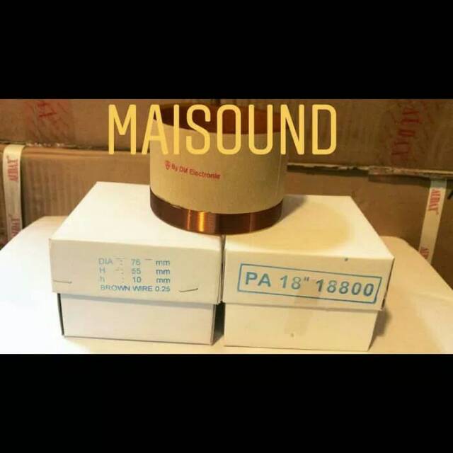 SPUL SPEAKER AUDAX 18 Inch 18800 spool