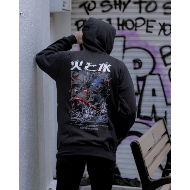 Hoodie COTTON MOTIF JAPAN | Hoodie JAPAN KANJI