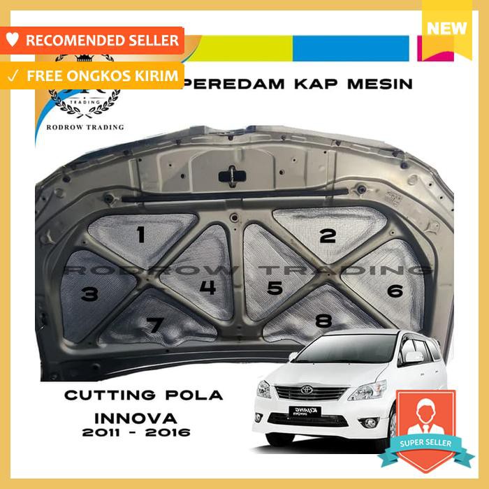 Peredam Mesin Mobil Innova / Cutting Pola Peredam Panas Mobil Innova