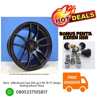  Velg  Mobil  Murah Type KAMIKAZE R18 Ring 18 untuk  Jazz Agya 