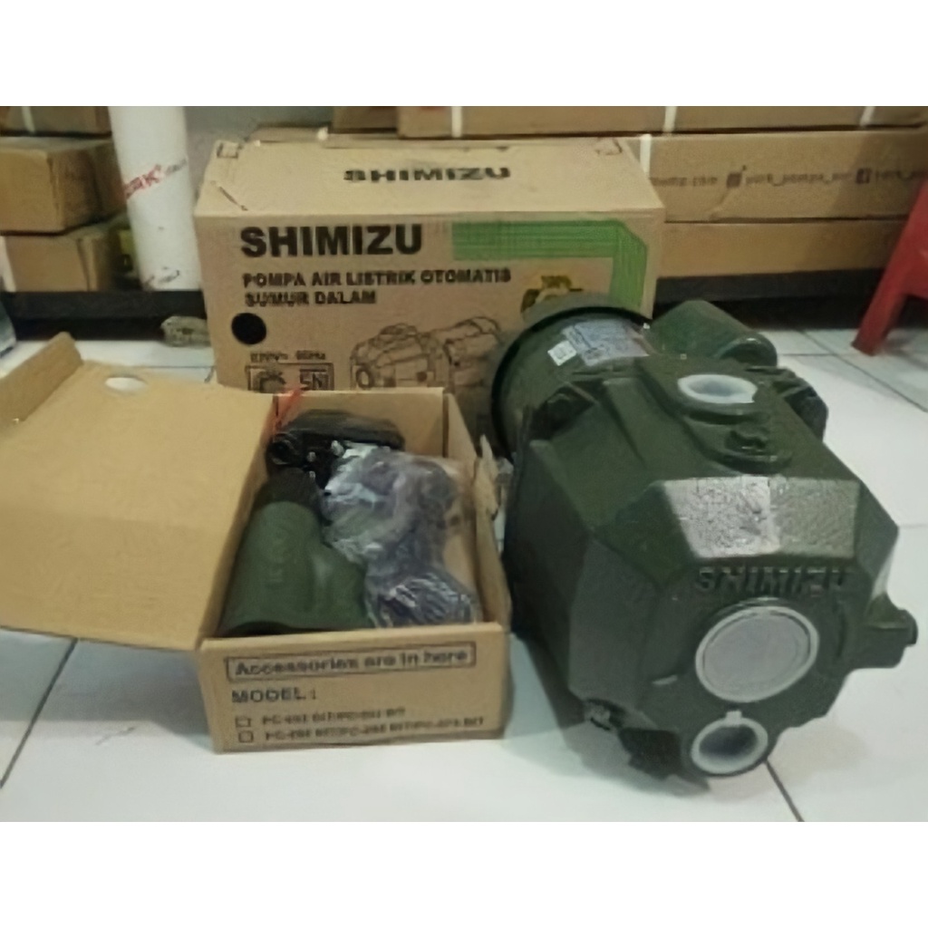 Pompa Air JET PUMP SHIMIZU - PC 268 BIT - 250 WATT - Plus Tank Tabung