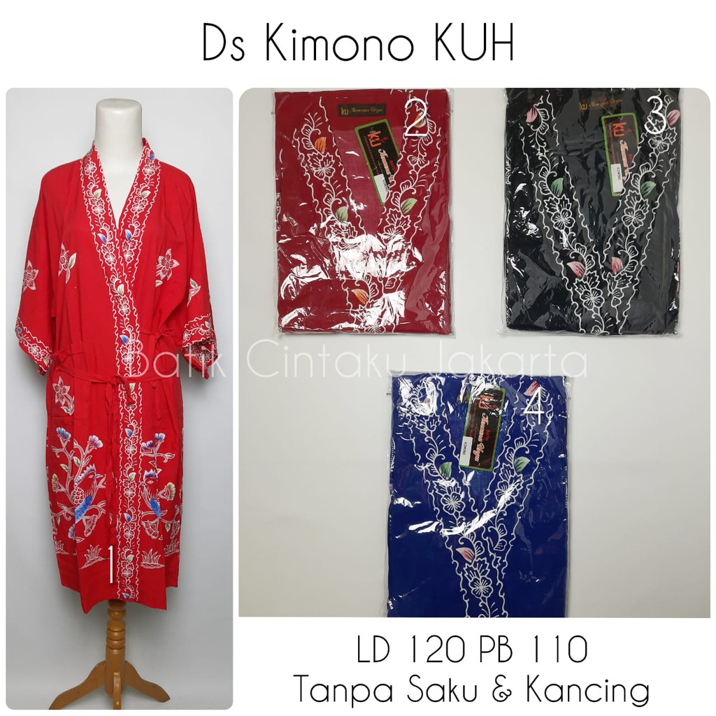 DASTER KENCANA UNGU  KALONG MODEL KIMONO LABEL HITAM PREMIUM