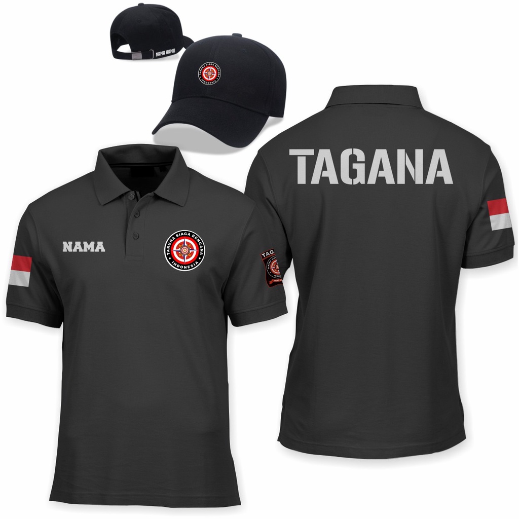 KAOS  POLO TAGANA / KAOS KERAH TAGANA INDONESIA / TOPI TAGANA