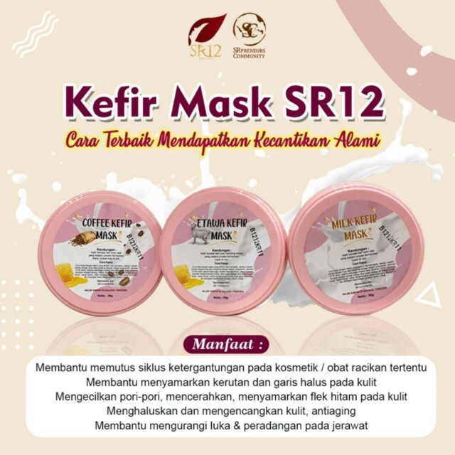 KEFIR mask 50gr SR12 herbal skin care