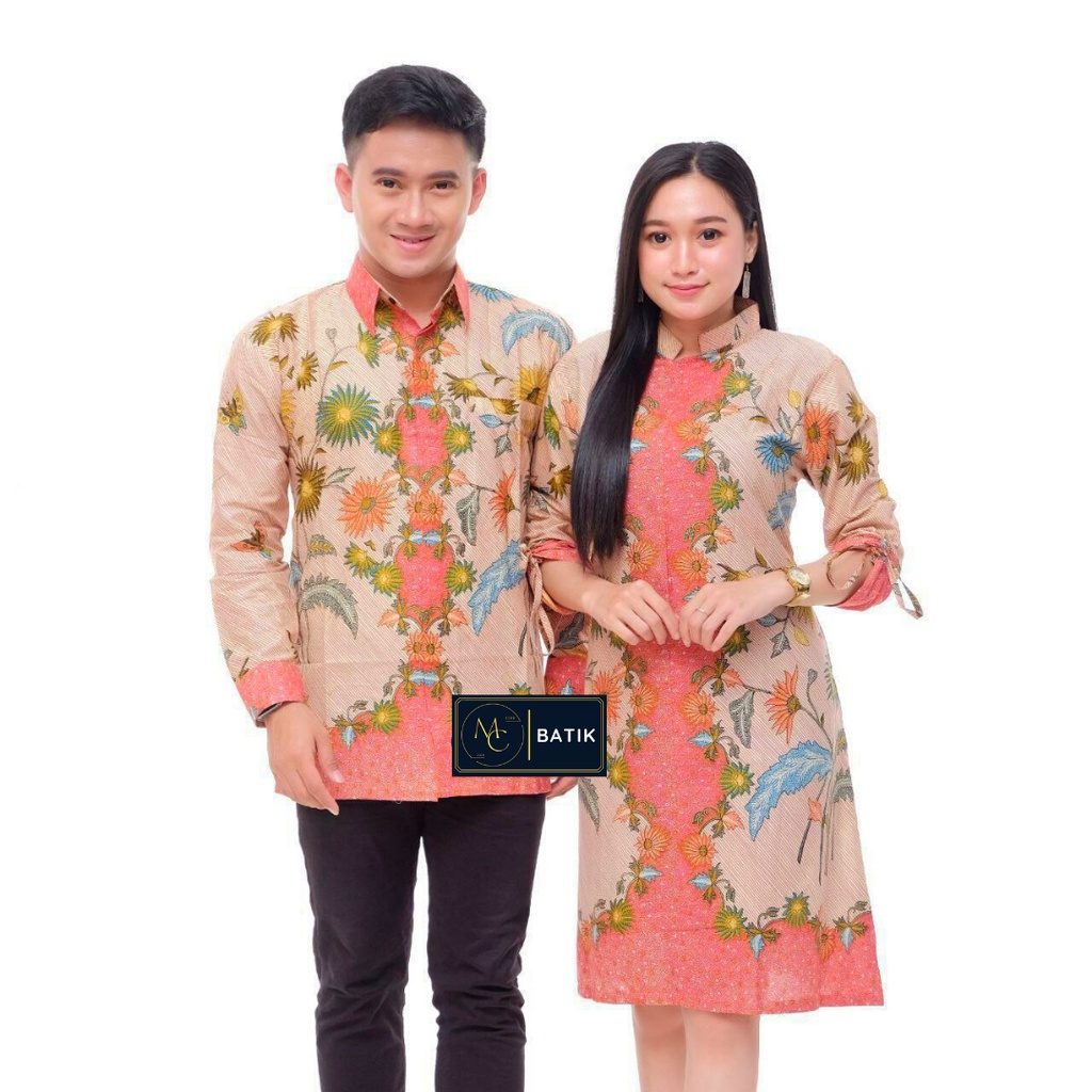 MCbatik Couple | Couple Batik Tunik Kemeja Lengan Panjang