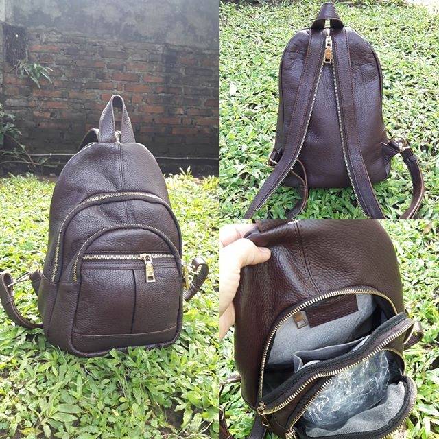 Ransel kulit cewek /tas kulit cewek/ tas tanggulangin