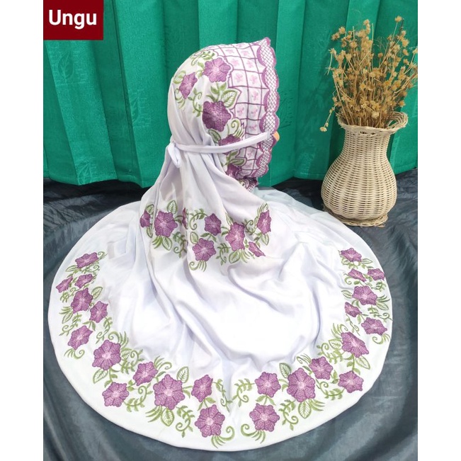 Mukena bordir murah/Mukena bordir kudusan/grosir mukena bordir murah/mukena bordir lajur dewasa/gros