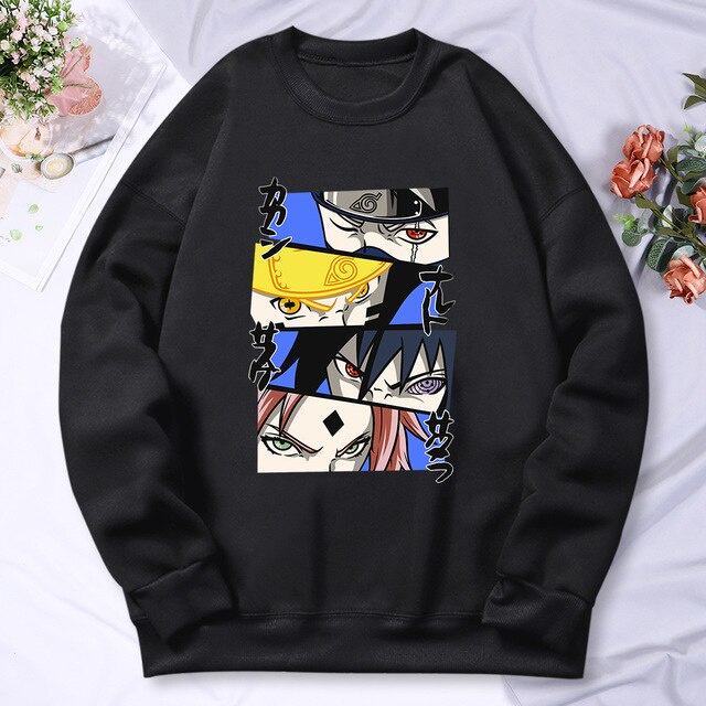 Sweater Basic Anime Naruto warning || Naruto warning Sweater Crewneck || Pria &amp; Wanita Sz M - L - XL