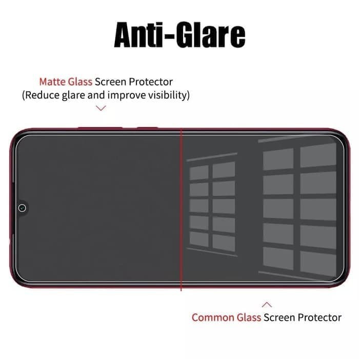 Tempered glass Anti minyak Glare Samsung A80 anti gores kaca