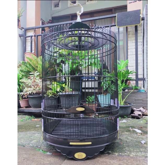 SANGKAR KANDANG MURAI BNR PVC BLACK REBORN RUBICON no 2