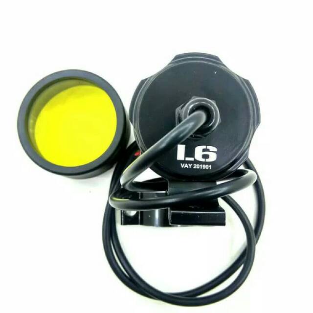 LAMPU L6X SOROT TEMBAK TERANG + FREE LENSA KUNING