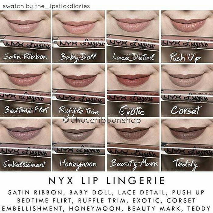 Nyx Lip Lingerie Lip Cream 100% Original