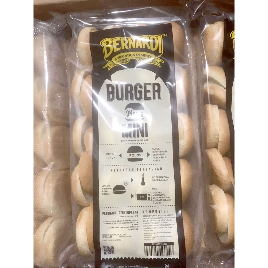 

Premium ROTI BURGER MINI isi 20 BERNARDI ROTI BURGER MINI