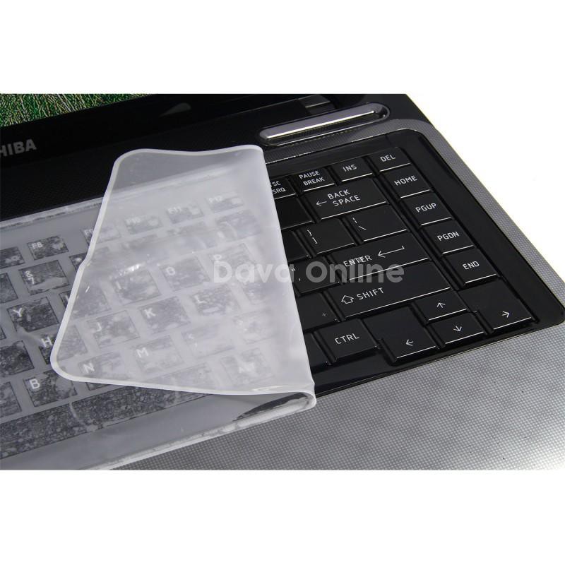 KEYBOARD PROTECTION - PELINDUNG KEYBOARD UNIVERSAL ALL BRANDS MURAH TRANSPARAN UKURAN 14 INCH - TEKNO KITA