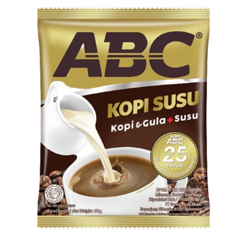 

Kopi ABC SUSU Nikmat 1 Pcs Promo!!! Murah!!! Kopi Gula Dan Susu