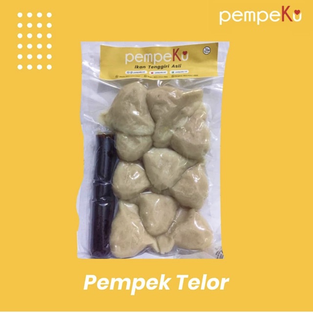 

Pempek Telor Vakum 100% Ikan Tenggiri 10 pcs