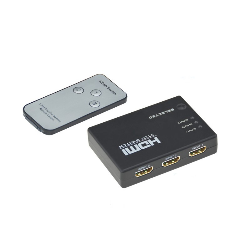 Accessories HDMI Switch 1-3 + Adaptor + Remote