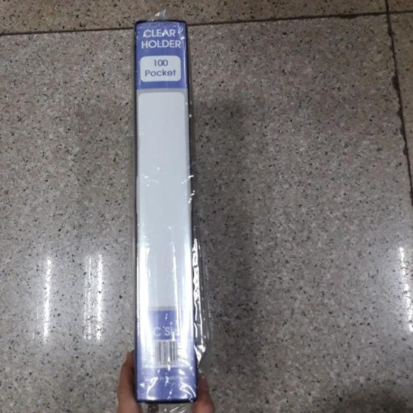 

♥ Clear Holder 100 Lembar Interx Folder / Display Book 100 Lembar Interx - Biru ➨